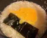 昆布茶のたまごがゆ作り方1写真