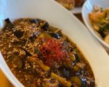 なすとズッキーニの麻婆作り方7写真