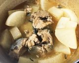 ギュ〜っと旨い！鯖缶と大根の煮物作り方4写真