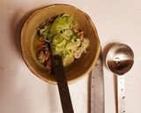 キムチ納豆うどん作り方1写真
