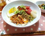 キムチ納豆うどん作り方2写真