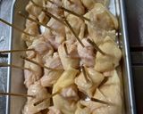 パリパリ鶏皮にんにくせんべい作り方4写真