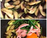 なす/いんげん/魚肉ソの甘辛味噌炒め作り方5写真