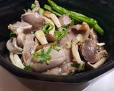 蒸し砂肝のみつば作り方4写真