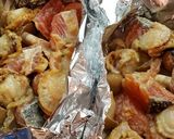 発酵Wな☆鮭とホタテのホイル蒸し作り方8写真