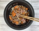 【椎茸粉使用】いり大豆ごはん作り方5写真