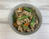 【椎茸粉使用】いり大豆ごはん作り方6写真