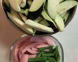 なす/いんげん/魚肉ソの甘辛味噌炒め作り方4写真
