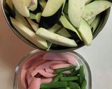 なす/いんげん/魚肉ソの甘辛味噌炒め作り方4写真