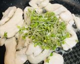 プチッとうどん使用●鶏肉の冷やしうどん作り方2写真
