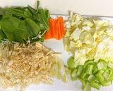 野菜たっぷり♫五目あんかけ焼きそば作り方1写真