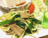 夕飯献立・レバニラで疲労回復、貧血予防♬作り方1写真