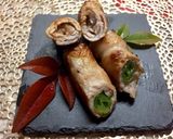 薬味で食べる ピリ辛 2色豚巻きおつまみ作り方11写真