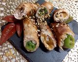 薬味で食べる ピリ辛 2色豚巻きおつまみ作り方12写真