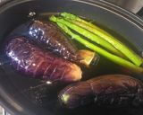 茄子とアスパラの揚げびたし作り方4写真
