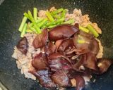 アスパラキクラゲ豚肉卵炒め作り方3写真