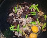 アスパラキクラゲ豚肉卵炒め作り方4写真