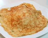 もっちりネギ入り薄焼き卵焼き作り方7写真
