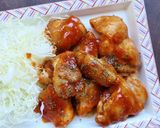 簡単！鶏もも肉で作る♪バーベキューチキン作り方4写真