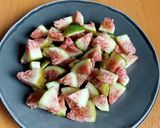 無花果とモッツァレラとゴルゴンゾーラ焼き作り方1写真