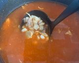 メキシコ〜Pozole (ポソレ)〜赤作り方5写真