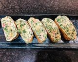モロヘイヤとベーコンの卵焼き♡作り方4写真