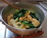最速の小松菜と油揚げの炒めない煮作り方16写真