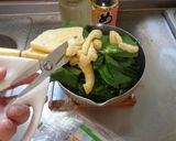 最速の小松菜と油揚げの炒めない煮作り方8写真