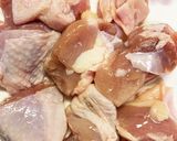 鶏腿肉のモロヘイヤ胡麻味噌ソースかけ作り方1写真