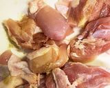 鶏腿肉のモロヘイヤ胡麻味噌ソースかけ作り方2写真