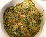 鶏腿肉のモロヘイヤ胡麻味噌ソースかけ作り方6写真