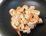 エビとニンニクのバター炒め(簡単中華料理作り方5写真