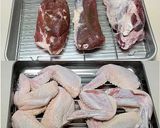 猪肉と鶏手羽肉の燻製作り方5写真