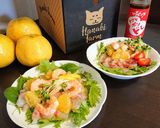 鯛と河内晩柑のカルパッチョ作り方5写真