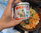 芸術的なチャーハントンカツのせ作り方5写真