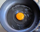 中華肉味噌そぼろと水菜のチャーハン作り方2写真