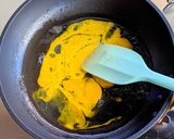 中華肉味噌そぼろと水菜のチャーハン作り方3写真