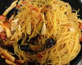 簡単！茄子とトマトのパスタ作り方5写真