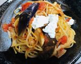 簡単！茄子とトマトのパスタ作り方6写真