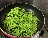 空芯菜と牛コマのオイスターソース炒め作り方3写真