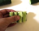 ｍ豆腐ときゅうりの塩昆布ごま油丼作り方2写真