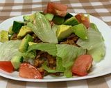 ピリ辛！　夏野菜のタコライス作り方5写真