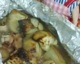 リカちゃん♡トルコなすの塩辛ホイル焼き作り方9写真