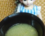 リカちゃん♡小松菜鳥だしスープ。•ө•。作り方1写真
