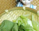 リカちゃん♡小松菜鳥だしスープ。•ө•。作り方4写真