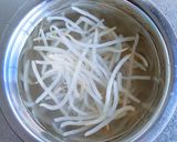 水菜とふわふわ卵のスープ作り方2写真