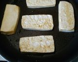 簡単！豆腐の磯辺焼き　パプリカ添え作り方2写真