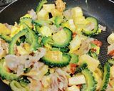 島豆腐・和風だしを使ったゴーヤチャンプル作り方5写真