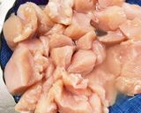 レンジ胸肉なすさっぱり梅煮味青椒肉絲風作り方8写真