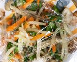 全てレンジキムチ卵焼うどん味豚平焼き風作り方12写真